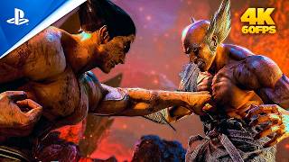 How Heihachi Mishima Died in the Tekken Saga  4K 60FPS PS5 [upl. by Earvin]