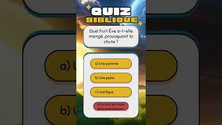 Les Débuts de lHumanité  Quizz sur Adam et Ève bible quiz [upl. by Assela66]