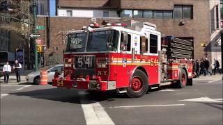 FDNY RESPONDING COMPILATION 68 FULL OF BLAZING SIRENS amp LOUD AIR HORNS THROUGHOUT NEW YORK CITY [upl. by Ilowell]