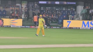 Thala Dhoni Dharisanam  Stadium Full Roar  CSK Vs KKR Today Match  IPL 2024  Naturedotcom [upl. by Osrick119]