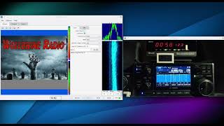 Halloween Pirate Wolverine Shortwave Radio SSTV 2024 R8600 [upl. by Ysabel]