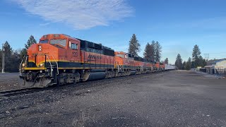 BNSF Chewelah turn 122023 123023 [upl. by Mcconaghy609]