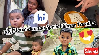 Special Cheese Paratha 😜😁 Dhiyu Ko Bhi Mumma Jaise Promotional Videos Banana Hai 😂 Tamanna  Vlog [upl. by Edaj]