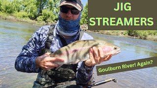 Jig Streamer Fly Fishing  EURO Jigging on the Goulburn River [upl. by Tung454]