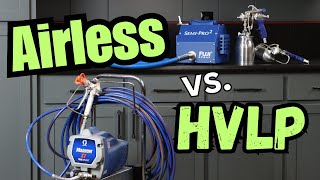 Airless vs HVLP Paint Sprayer [upl. by Anne-Marie]