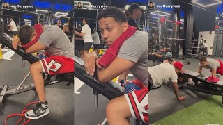 Lil Bibby Looking Worn Out At The Gym😂😂😂🤣🤣🤣 [upl. by Annasor]