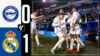 Deportivo Alavés 01 Real Madrid  HIGHLIGHTS  LaLiga 202324 [upl. by Akyeluz]