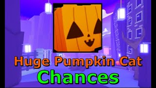 Huge Pumpkin Cat Chances  Pet Simulator X [upl. by Alit]