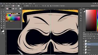 تعلم تصميم لوجو احترافى  فيكتور ارت  🔥  Photoshop tutorial Create a Vector Logo from Sketch [upl. by Einavoj579]