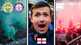 ENGLISH FAN EXPERIENCES THE BUDAPEST DERBY  FERENCVÁROS vs ÚJPEST FC 🏆 [upl. by Neelyak]