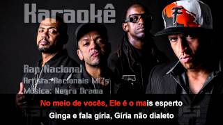 Karaokê Com Voz Negro Drama Racionais MCS [upl. by Hermine]