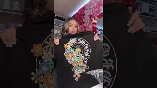 Chrome Hearts TShirts and Hoodie Mini Haul Ninjahypeco Review quality better than Amazon dhgate [upl. by Lally]