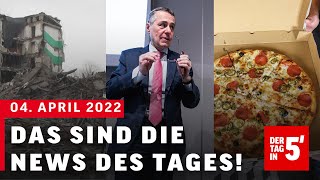 Massaker in Butscha empört die Welt amp PizzaPreisAnstieg wegen Putin  Tag in 5  04 April 2022 [upl. by Nyllaf]