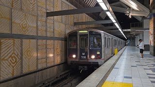 Los Angeles Metro Subway Ride BRed Line from Universal City to Union Station  June 1 2024 [upl. by Atoiyanap]