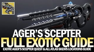 How To Get Agers Scepter Exotic Trace Rifle  Full Quest amp All Locations Guide Destiny 2 [upl. by Simah]