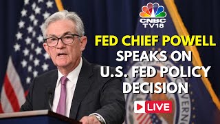 Jerome Powell LIVE Federal Reserve Bank Interest Rate Decision  FOMC Meeting  US Market  IN18L [upl. by Paulson322]