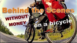 Behind The Scenes  Without money on a bicycle Scandinavia Unseen footage [upl. by Eromle]