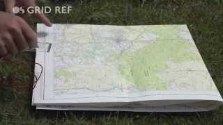 How to take a 4figure grid reference with Steve Backshall and Ordnance Survey [upl. by Pearce992]