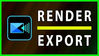 How to Render Save and Export a video in PowerDirector 2022 [upl. by Monika312]