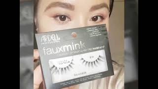 Ardell Faux Mink 814 lashes [upl. by Leeda]