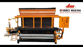 AUTOMATIC HEXAGONAL NETTING MACHINE MODEL ADG3 PVC Coating Wire [upl. by Vevay]