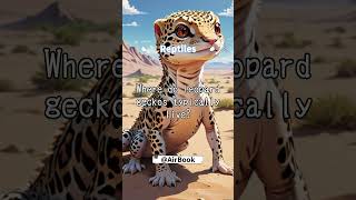 Where do leopard geckos typically live reptiles facts quiz [upl. by Maddeu]