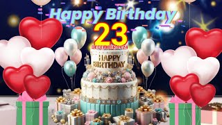 19 December Birthday Song  Happy Birthday Remix Song  Birthday Wishes Song [upl. by Arnaud]