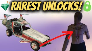 5 Rarest Unlockable Items in GTA Online [upl. by Irrehc386]