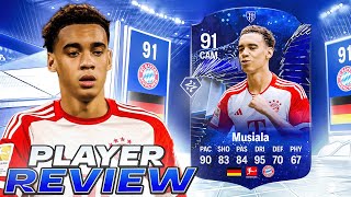 🔥91 TOTY HONOURABLE MENTIONS MUSIALA PLAYER REVIEW  EA FC 24 ULTIMATE TEAM [upl. by Strong]