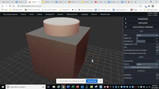 SculptGL Basic Form Change [upl. by Saloma]