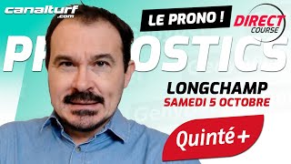 Pronostic Quinté et des courses PMU du Samedi 5 octobre 2024  En partenariat avec GenybetTurf [upl. by Gnouhp]