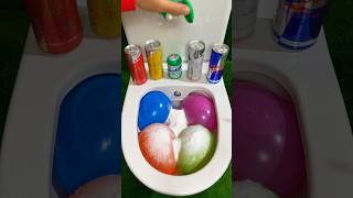 Mentos  Coke vs Colorful Balloons shorts funny [upl. by Adelaida6]