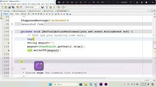 Java Chat application [upl. by Savdeep737]