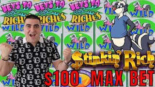 RECORD BREAKING Amount Of BONUSES amp JACKPOTS On Stinkin Rich Slot [upl. by Conal416]