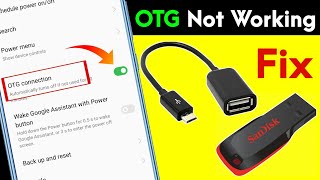 How To Solve OTG Not Working in Mobile  How To Fix Usb OTG Android [upl. by Massab245]