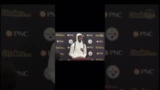 George Pickens post game interview vs commanders steelers steelersnation nfl herewego [upl. by Theron]