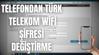 Telefondan Türk Telekom Wifi Şifresi Değiştirme  2024 [upl. by Murrell991]