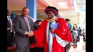 Deputy President William Ruto graduates among an academic procession of 99 graduands with a PhD [upl. by Ahsiema]