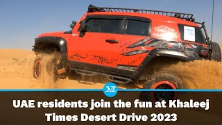 UAE residents join the fun at Jetour KT Desert Drive 2023 [upl. by Ury]