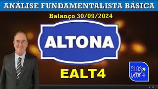 EALT4  ELECTRO AÇO ALTONA SA ANÁLISE FUNDAMENTALISTA BÁSICA PROF SILAS DEGRAF [upl. by Aelahc325]