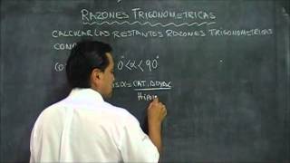 Razones Trigonometricas como calcular las funciones trigonometricas [upl. by Eecyaj]