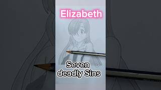 Elizabeth seven deadly sins anime art artvideo drawing elizabeth sevendeadlysins animeart [upl. by Haidabej]