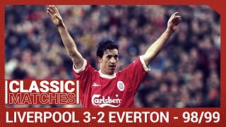 Premier League Classic Liverpool 32 Everton  Reds win dramatic Merseyside derby [upl. by Weisburgh]