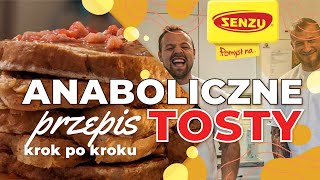 PRZEPIS NA  ANABOLICZNE TOSTY FRANCUSKIE  ANABOLIC FRENCH TOASTS   POSIŁEK NA MASĘ I REDUKCJĘ [upl. by Grim]