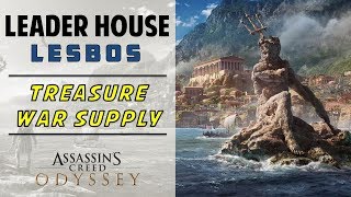 Leader House Lesbos  Loot Treasure amp War Supply Location  ASSASSINS CREED ODYSSEY [upl. by Eiten]