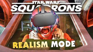 Star Wars Squadrons VR  HOTAS REALISM MODE Gameplay [upl. by Eelrehpotsirhc500]