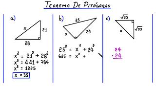 TEOREMA DE PITÁGORAS [upl. by Wheelwright315]