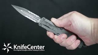 Microtech 2272CDT Dirac Delta AUTO OTF Knife [upl. by Htebazle]