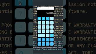 Part 1 Python Tkinter Calculator Review  Build Your Own GUI 💻 shorts coding [upl. by Inavoig88]