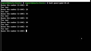 learn bash script guess game in 10 lines of code [upl. by Just281]